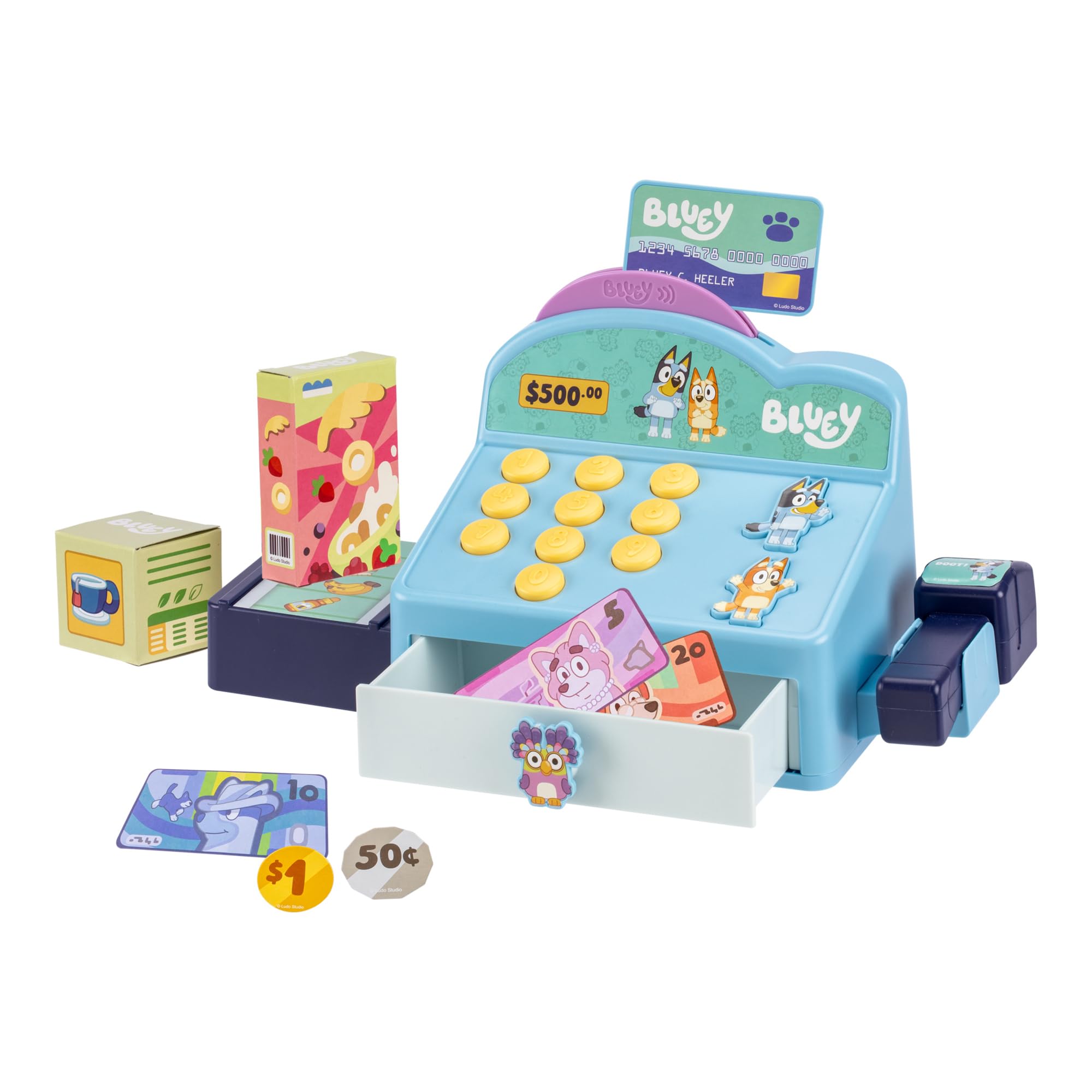 Foto 2 pulgar | Caja Registradora Bluey con Tarjeta De Crédito Y Dinero - Venta Internacional