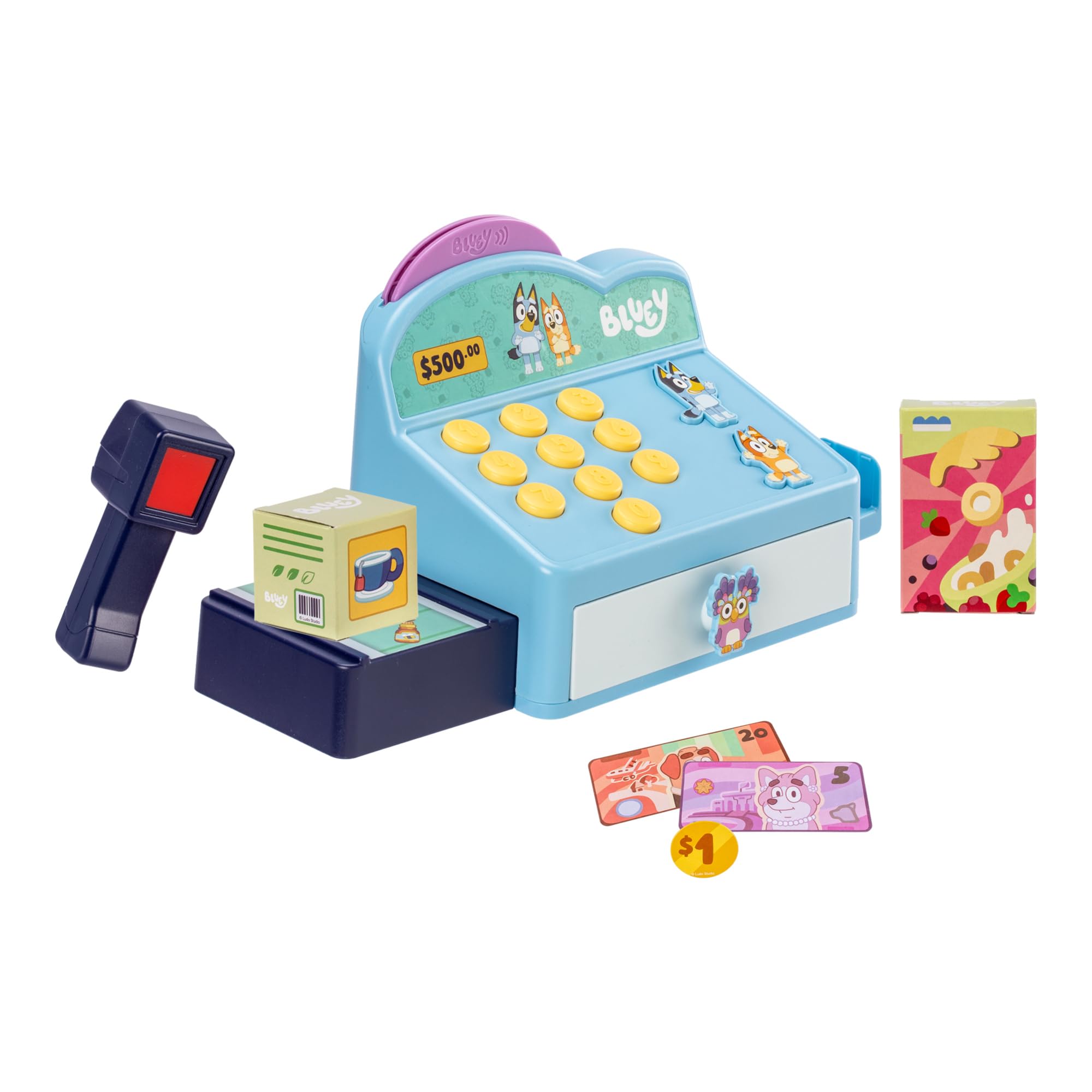 Foto 3 pulgar | Caja Registradora Bluey con Tarjeta De Crédito Y Dinero - Venta Internacional