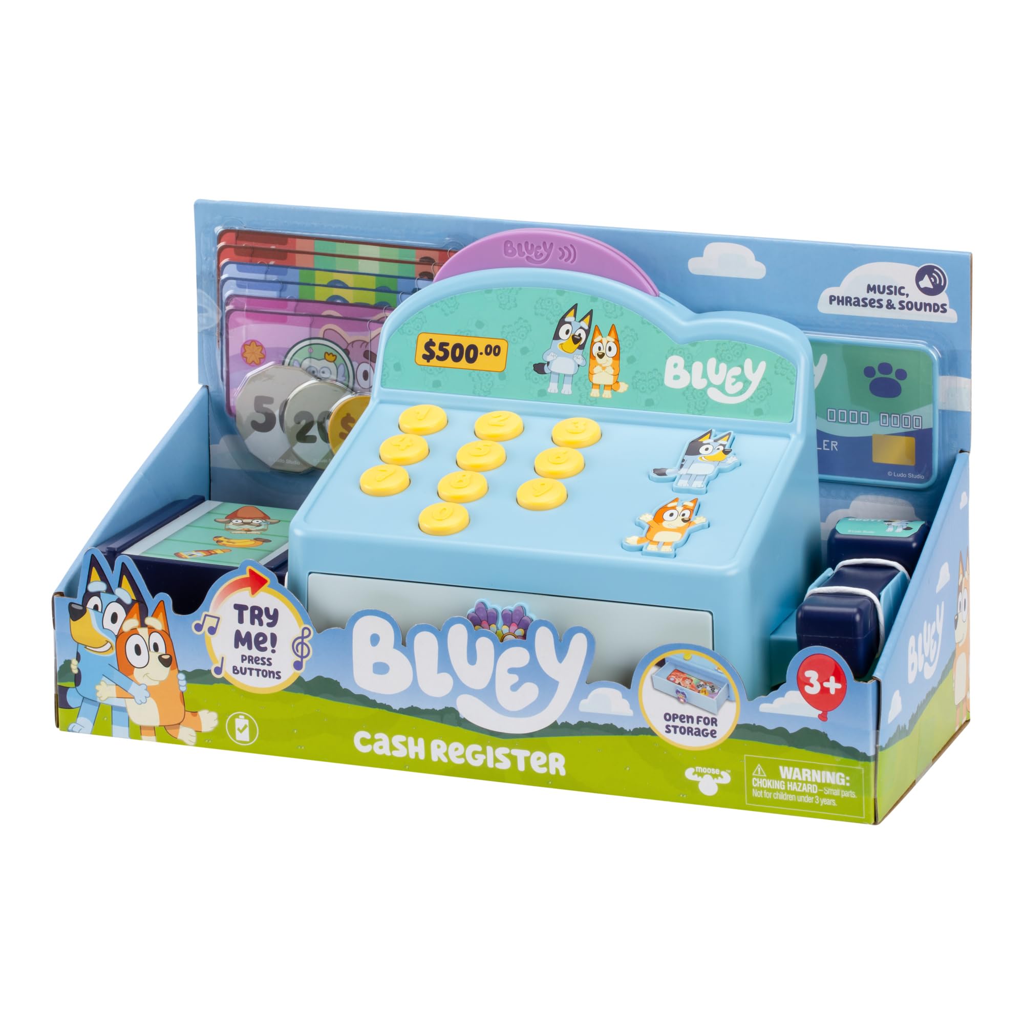 Foto 4 pulgar | Caja Registradora Bluey con Tarjeta De Crédito Y Dinero - Venta Internacional