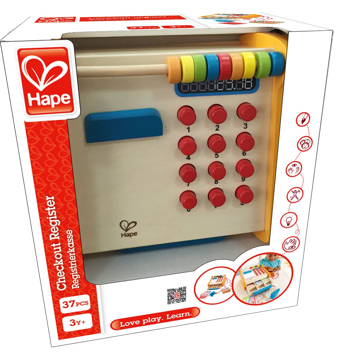 Foto 3 pulgar | Set De Juegos De Simulación De Madera Checkout Register Hape Para Niños - Venta Internacional.