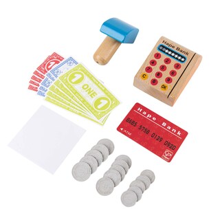Foto 3 | Set De Juegos De Simulación De Madera Checkout Register Hape Para Niños - Venta Internacional.