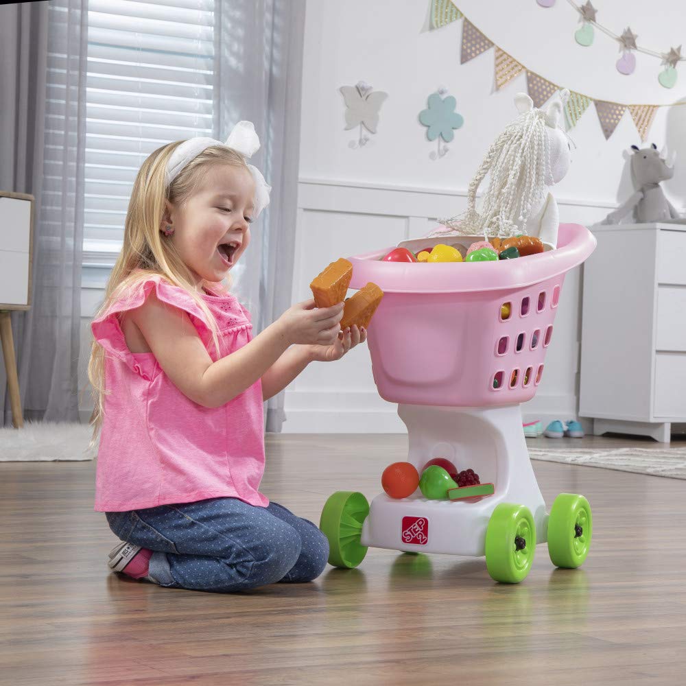 Foto 6 pulgar | Carrito De Compras Step2 Little Helper's Para Niños De 2 Años O Más, Color Rosa - Venta Internacional.