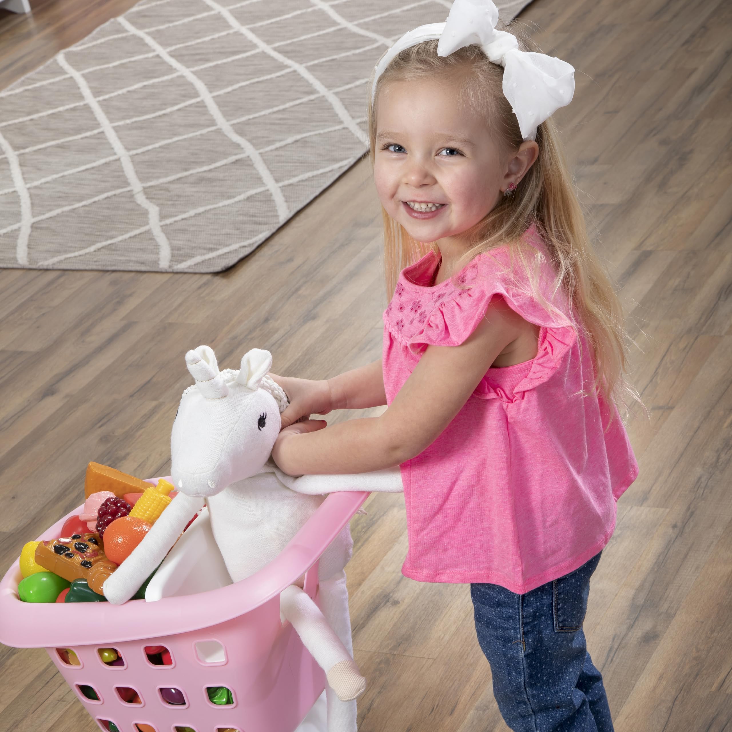 Foto 8 pulgar | Carrito De Compras Step2 Little Helper's Para Niños De 2 Años O Más, Color Rosa - Venta Internacional.