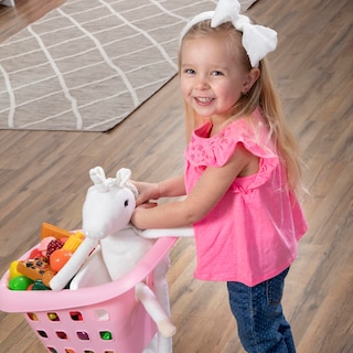 Foto 7 | Carrito De Compras Step2 Little Helper's Para Niños De 2 Años O Más, Color Rosa - Venta Internacional.