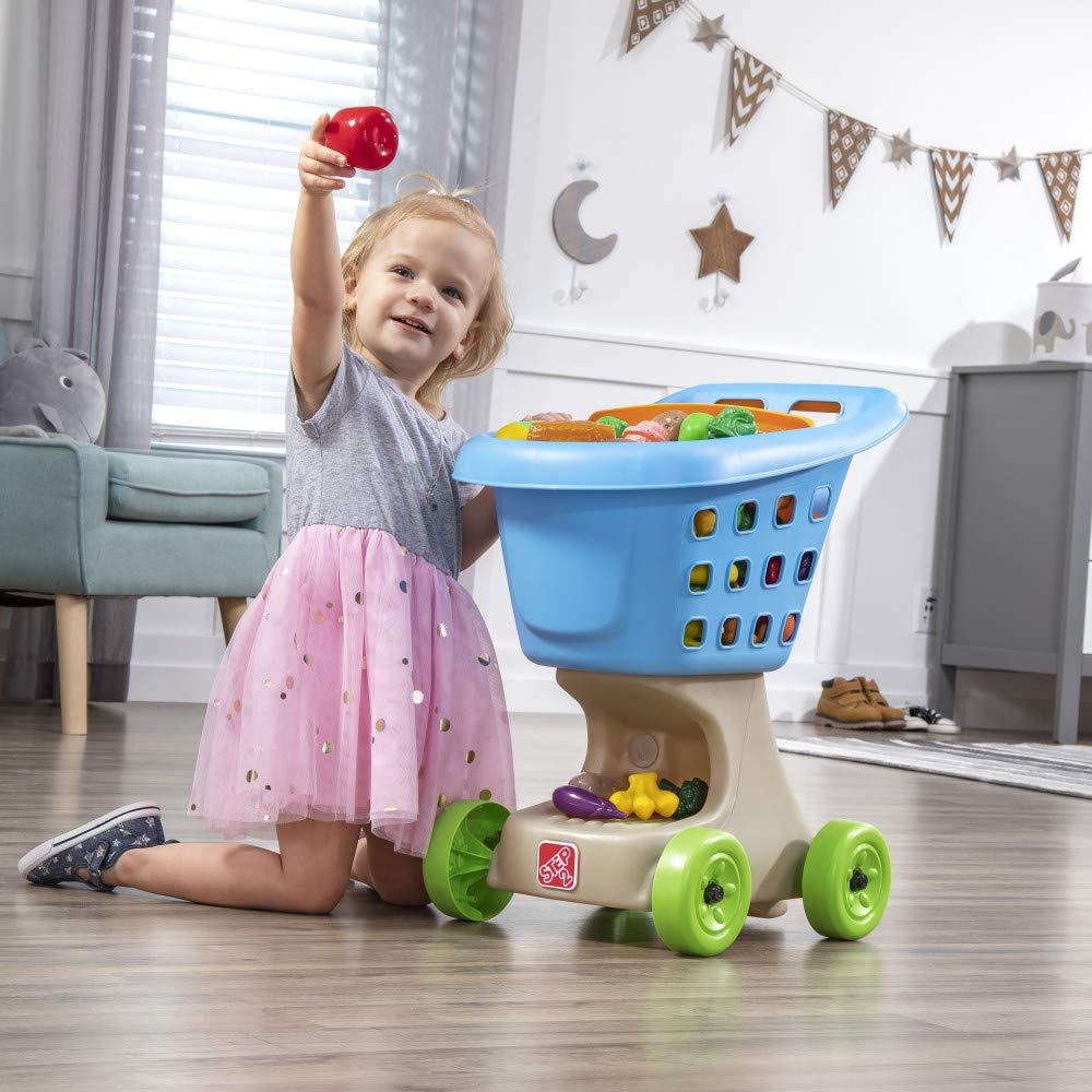 Foto 3 | Carrito De Compras Step2 Little Helper's Para Niños De Más De 2 Años, Azul - Venta Internacional.