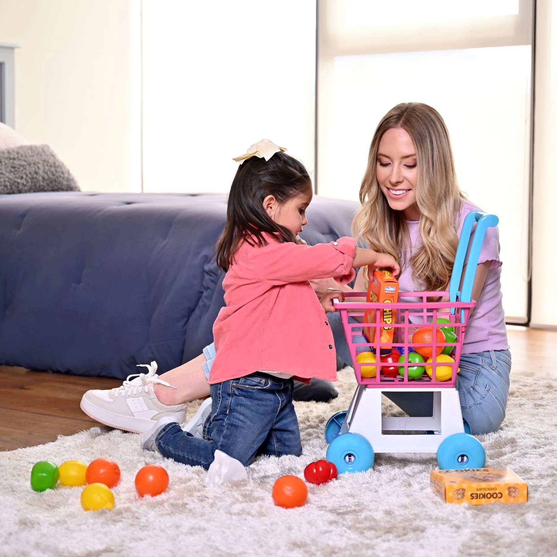 Foto 6 | Carrito de Supermercado Prinsel Trolley Multicolor con Accesorios