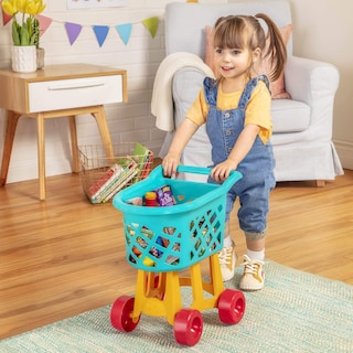 Foto 2 | Set Grocery Playset Battat Deluxe Con Carrito De Compras Y Comida Para Mayores De 3 - Venta Internacional.