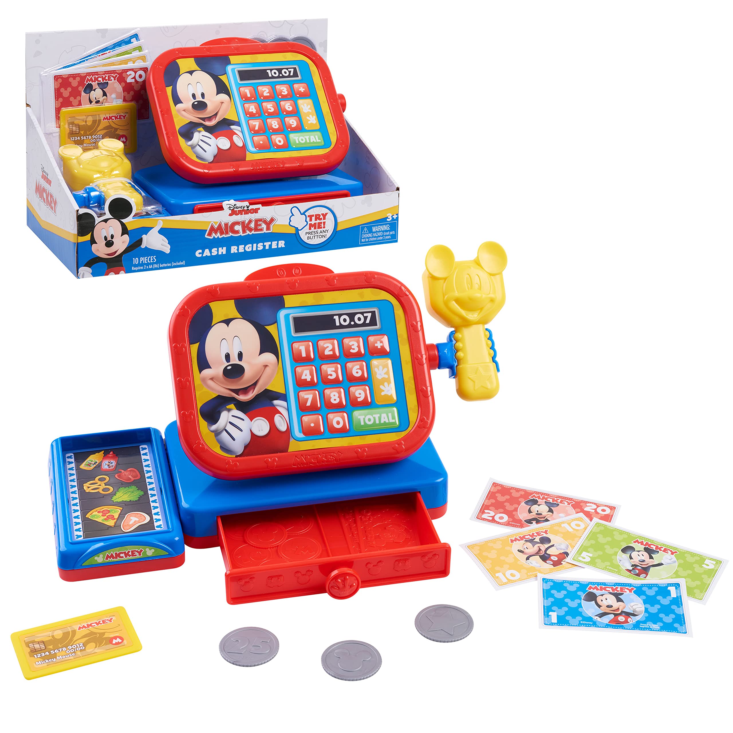 Foto 2 pulgar | Caja Registradora Disney Junior Mickey Mouse Funhouse Kids 3+ - Venta Internacional.