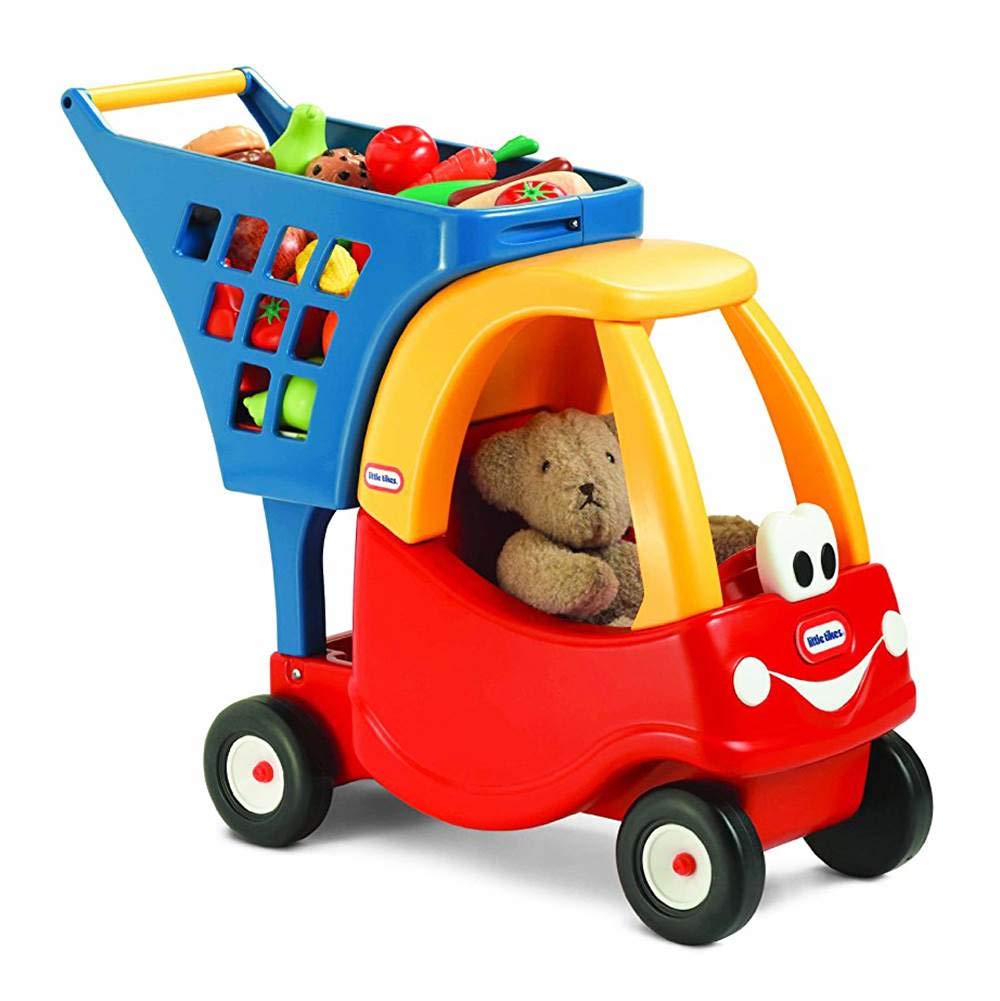 Foto 5 pulgar | Carrito De Compras Little Tikes Cozy Rojo/amarillo - Venta Internacional.