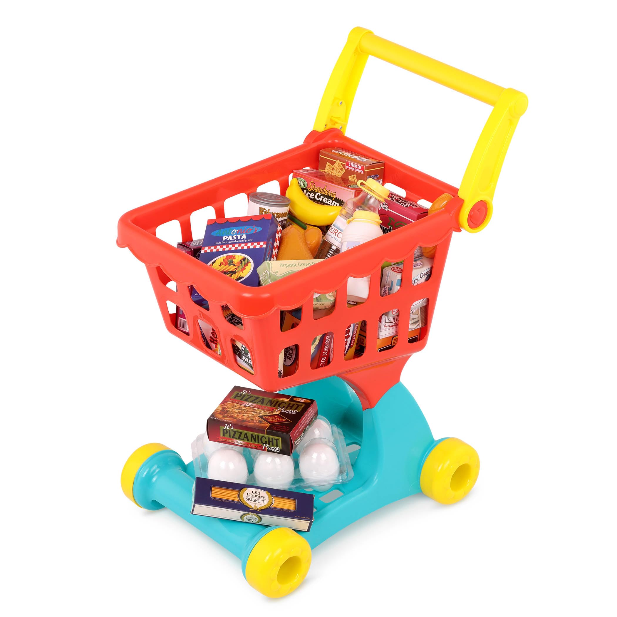 Foto 2 pulgar | Shopping Playset Battat Play Groceries & Cart Con 29 Alimentos - Venta Internacional.