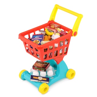 Foto 1 | Shopping Playset Battat Play Groceries & Cart Con 29 Alimentos - Venta Internacional.