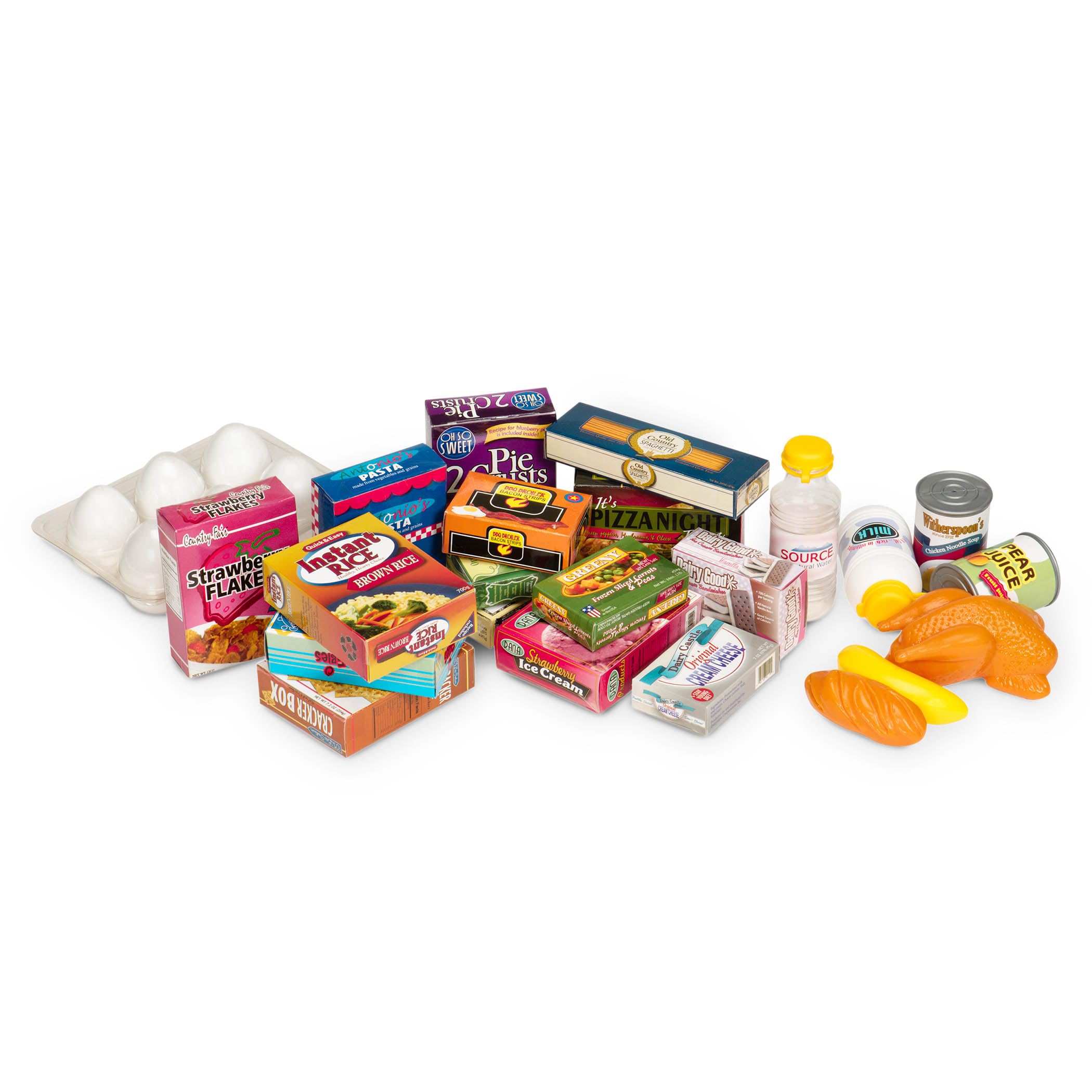 Foto 3 pulgar | Shopping Playset Battat Play Groceries & Cart Con 29 Alimentos - Venta Internacional.