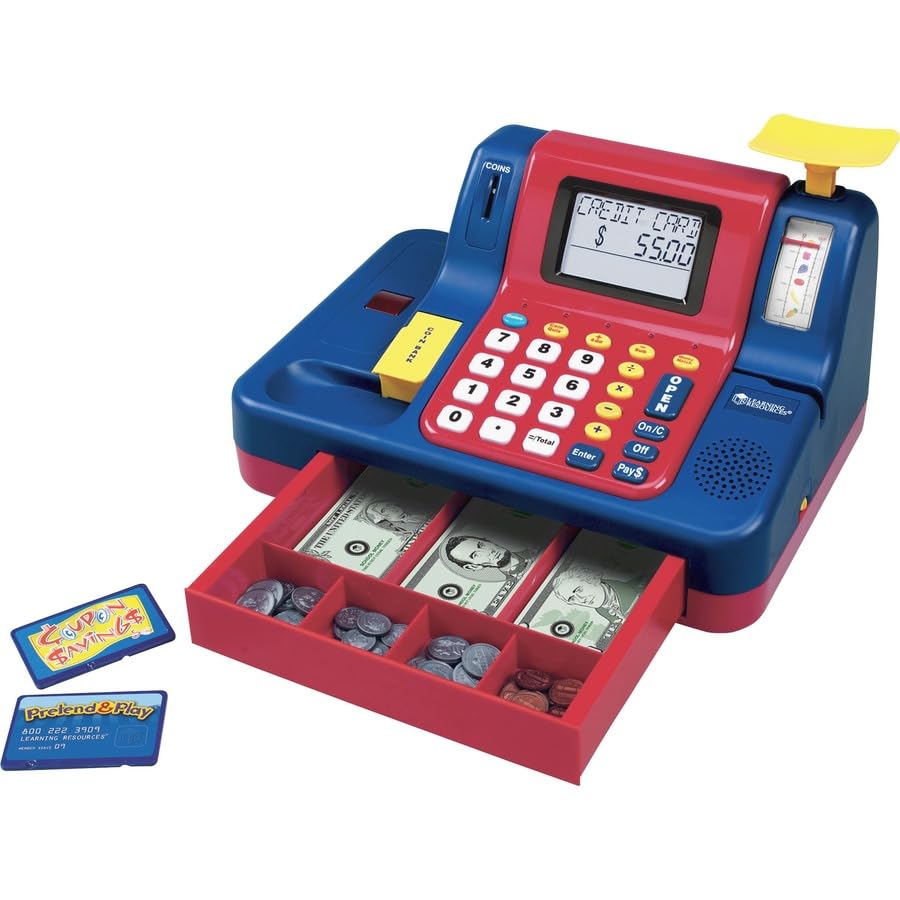 Foto 5 pulgar | Cash Register Learning Resources Pretend & Play, 73 Piezas, Juego 3+ - Venta Internacional.