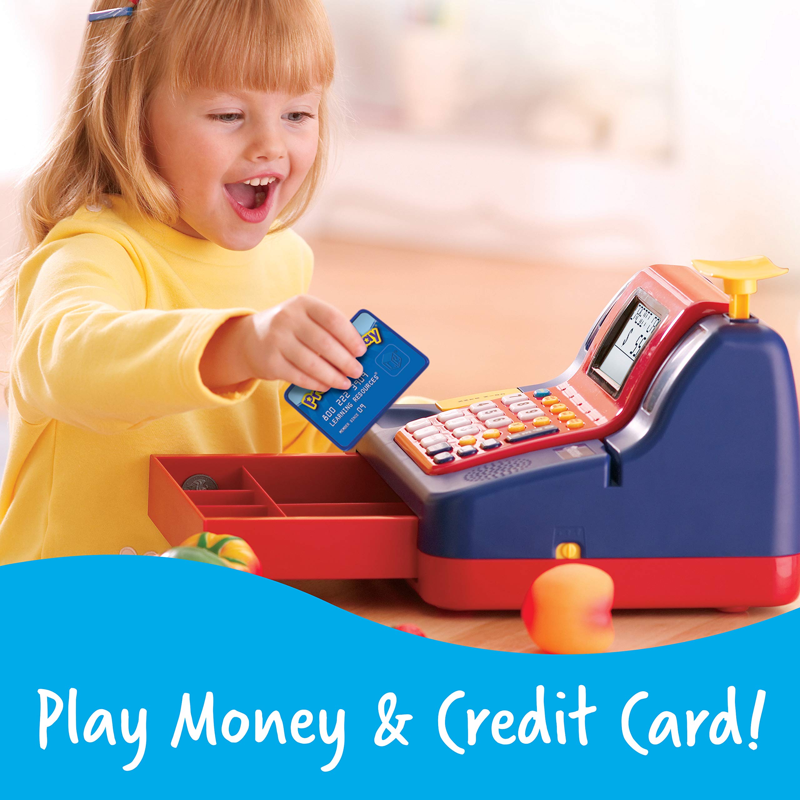 Foto 7 pulgar | Cash Register Learning Resources Pretend & Play, 73 Piezas, Juego 3+ - Venta Internacional.