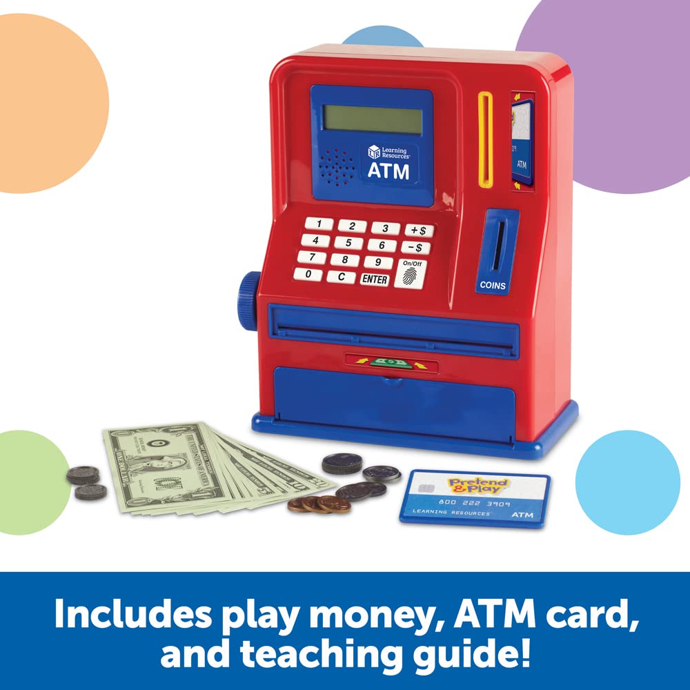Foto 7 pulgar | Enseñanza De Recursos De Aprendizaje De Atm Bank 32 Piezas Para Mayores De 3 Años - Venta Internacional.