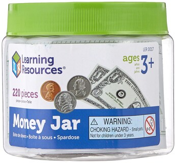 Foto 1 | Tarro De Dinero Con Billetes Y Monedas De Play Money Learning Resources - Venta Internacional.