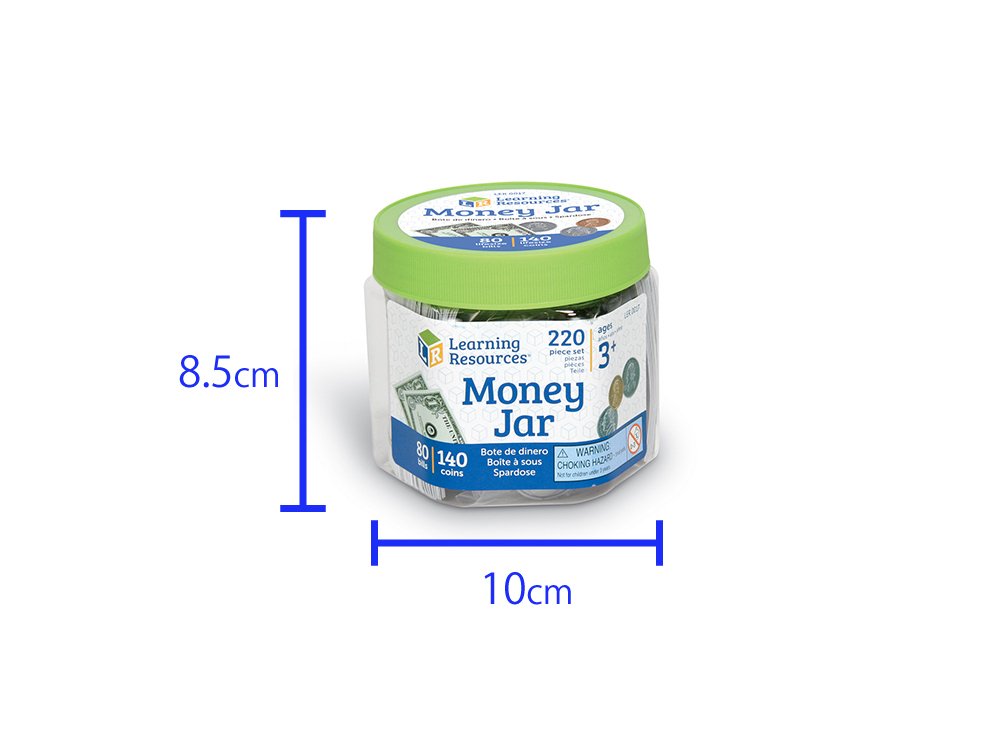 Foto 4 pulgar | Tarro De Dinero Con Billetes Y Monedas De Play Money Learning Resources - Venta Internacional.
