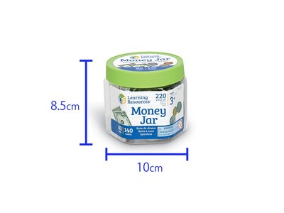 Foto 3 | Tarro De Dinero Con Billetes Y Monedas De Play Money Learning Resources - Venta Internacional.