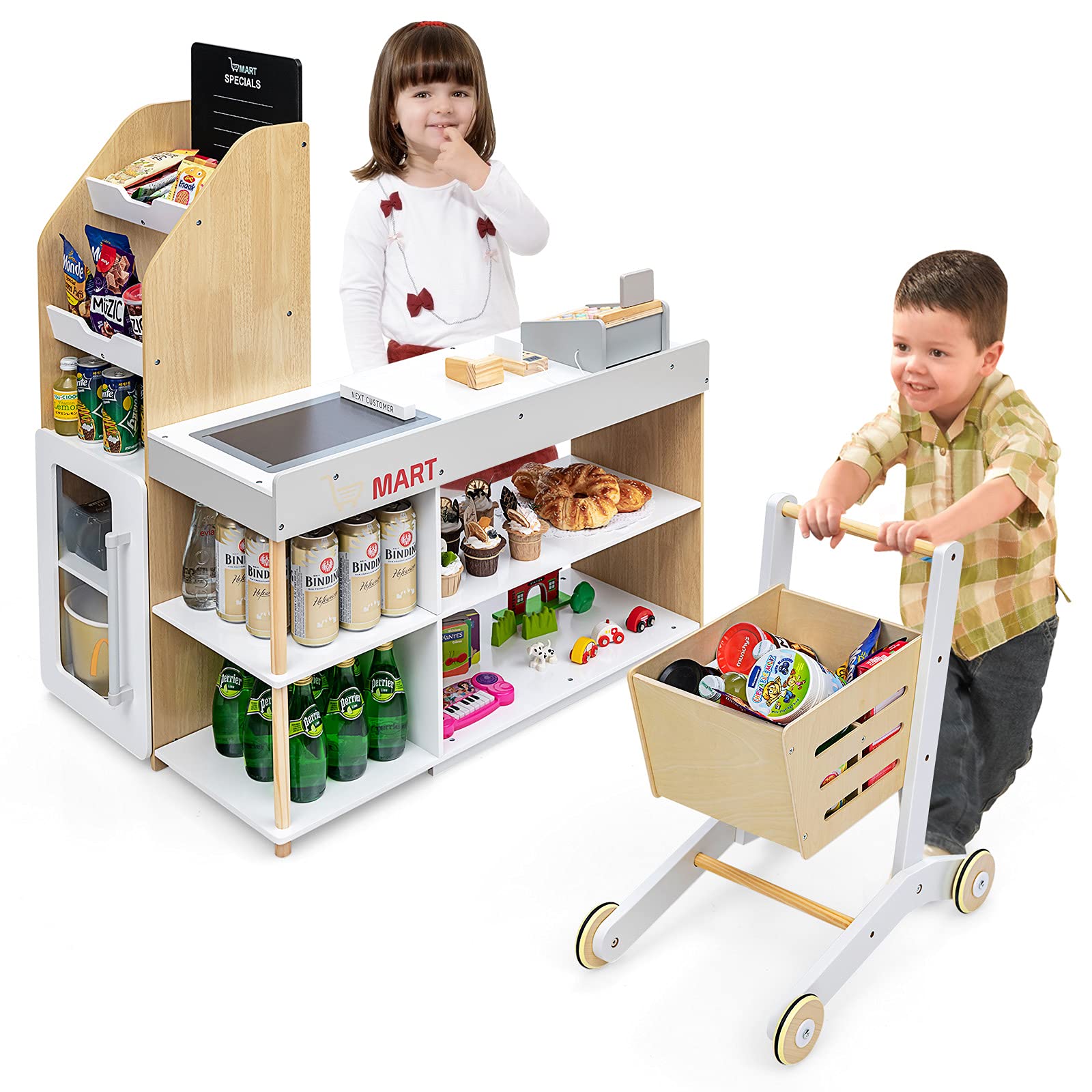 Foto 2 pulgar | Set De Juego Costzon Pretend De Madera Con Accesorios - Venta Internacional.