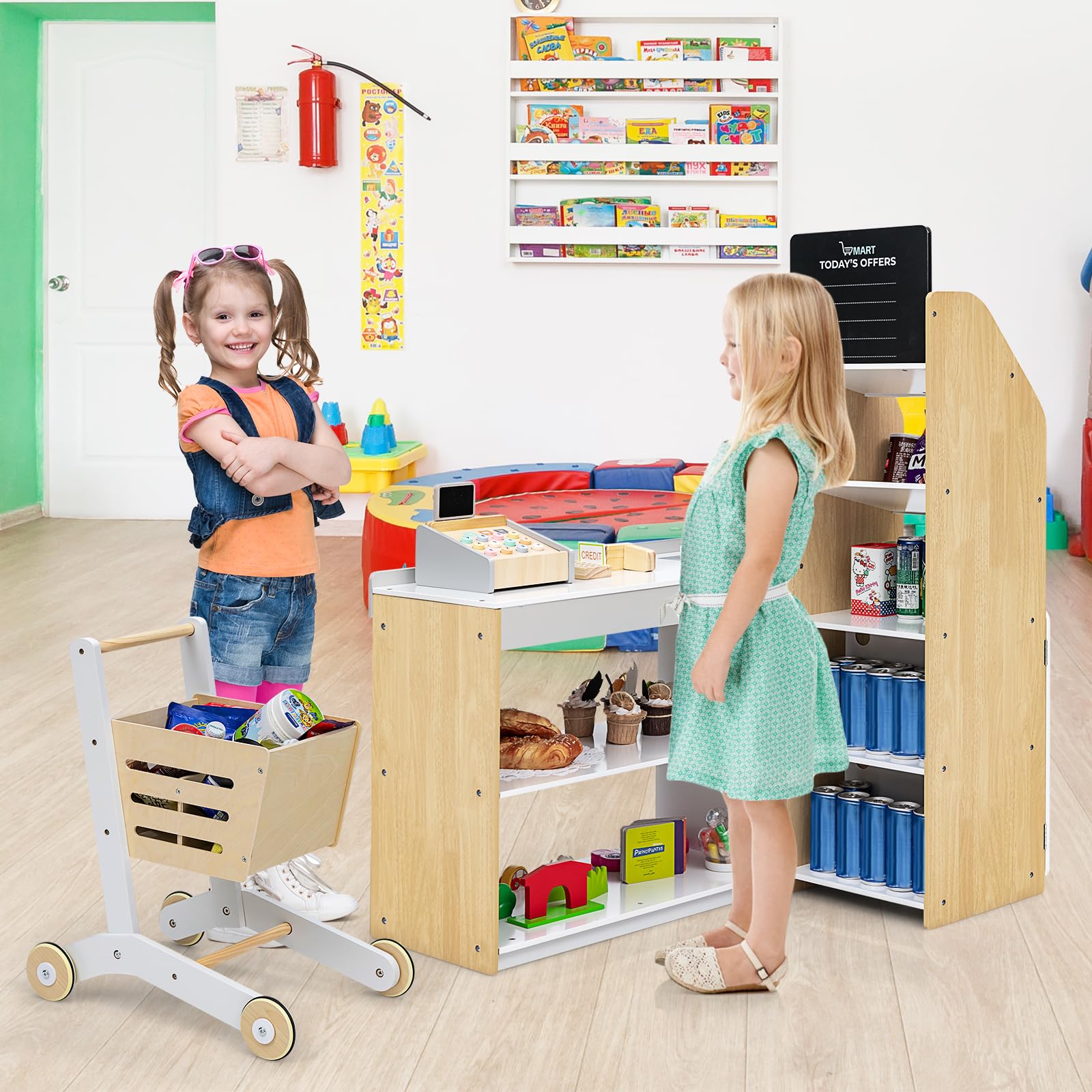 Foto 8 pulgar | Set De Juego Costzon Pretend De Madera Con Accesorios - Venta Internacional.