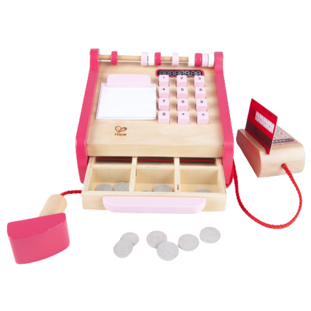Foto 6 pulgar | Set De Juegos De Simulación Checkout Register Hape Checkout De Madera - Venta Internacional.