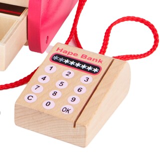 Foto 6 | Set De Juegos De Simulación Checkout Register Hape Checkout De Madera - Venta Internacional.