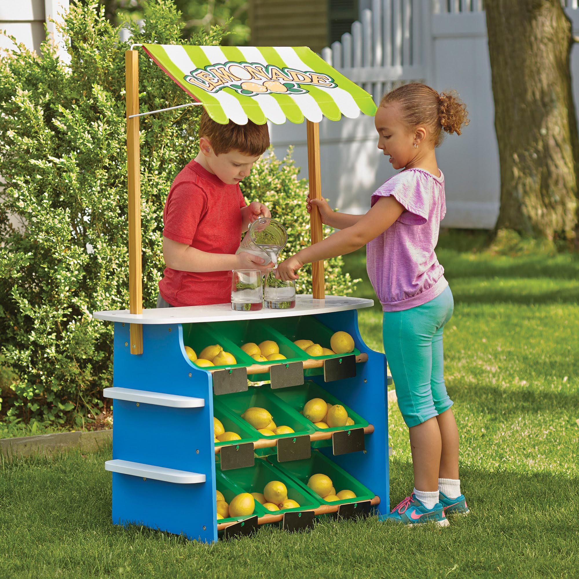 Foto 2 | Tienda de Abarrotes y Limonada de Juguete Melissa & Doug Wood - Venta Internacional