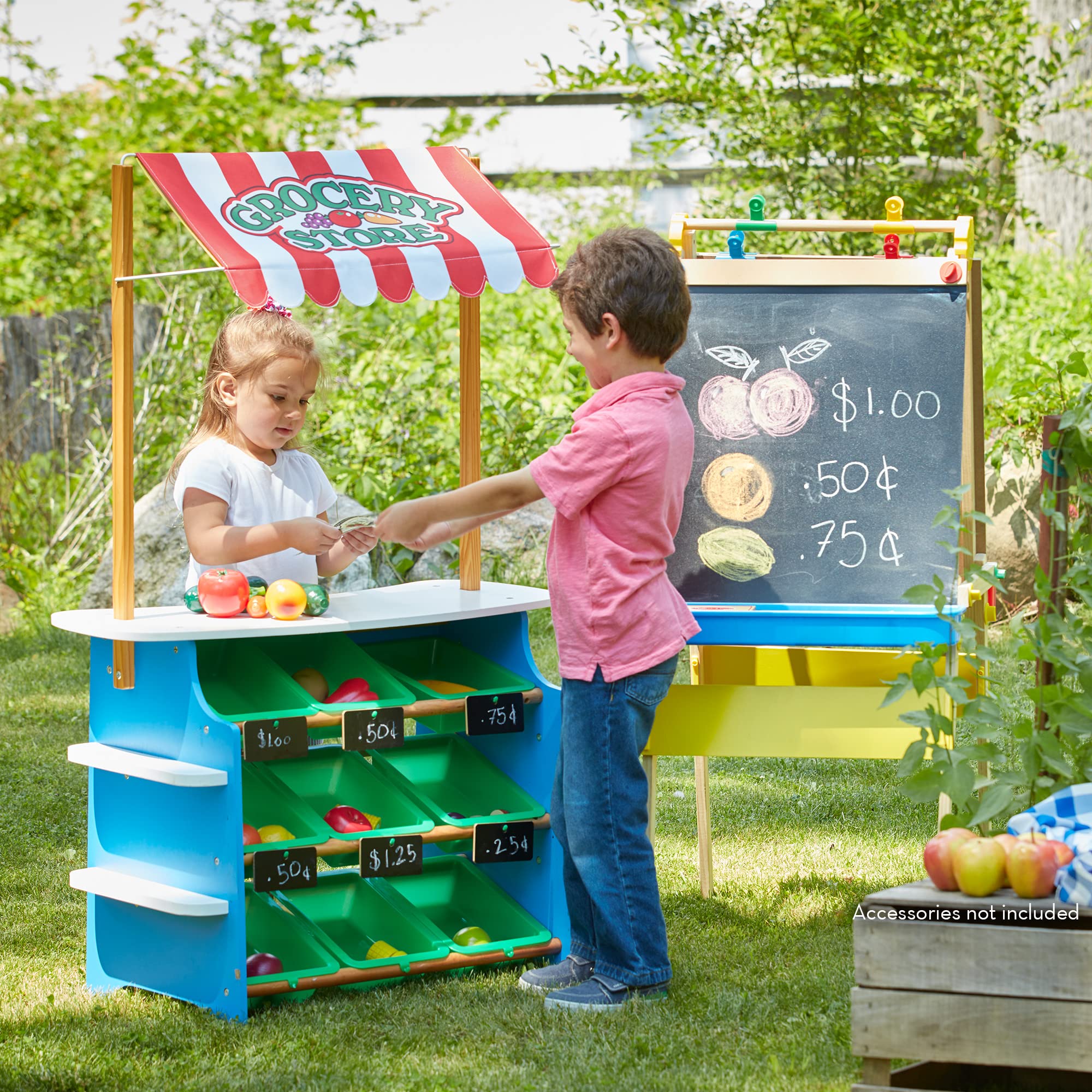 Foto 5 | Tienda de Abarrotes y Limonada de Juguete Melissa & Doug Wood - Venta Internacional