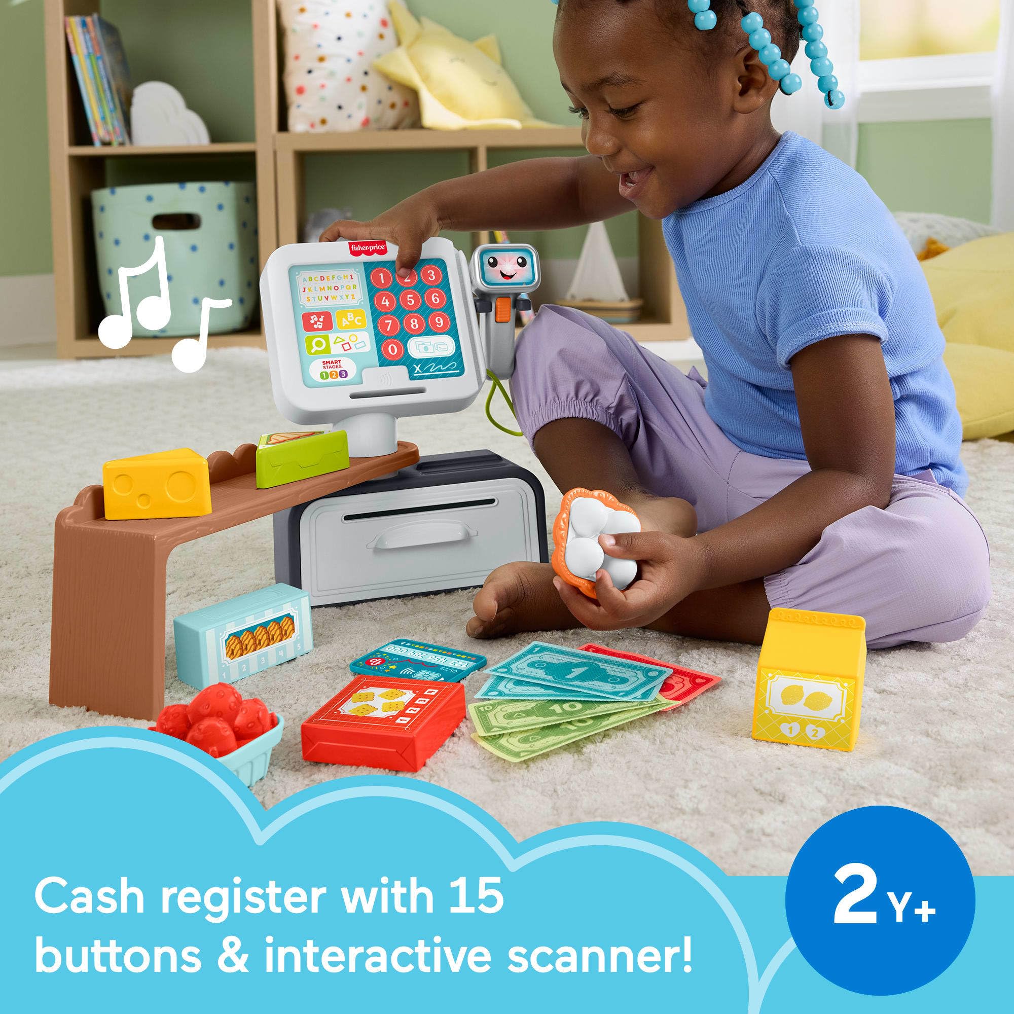 Foto 2 | Juguete Didáctico Fisher-price Laugh & Learn, Caja Registradora 2+ Y - Venta Internacional.