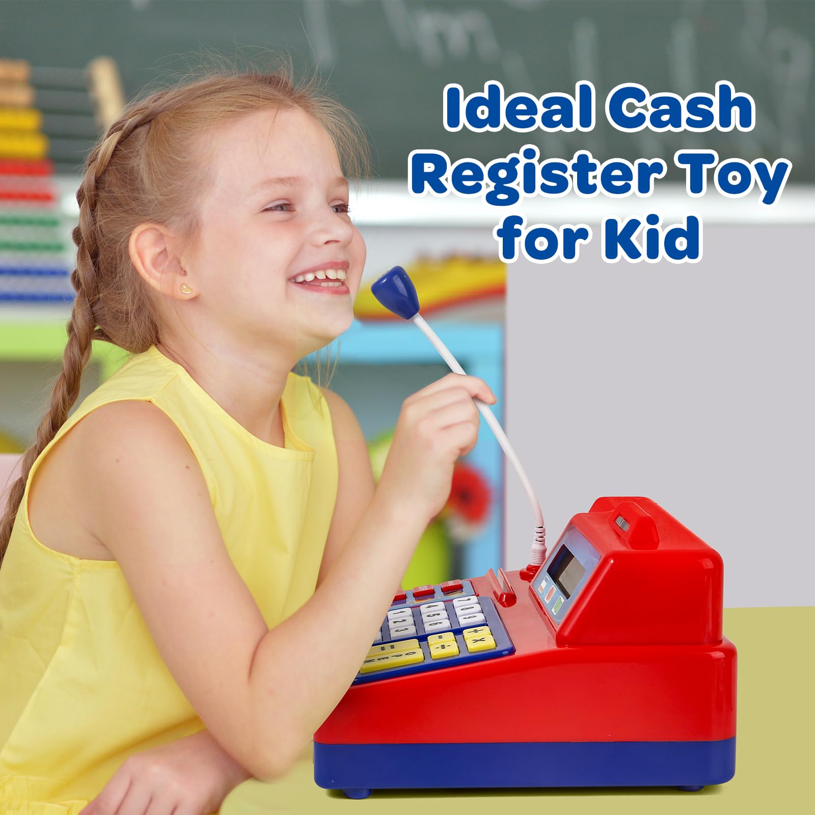 Foto 5 pulgar | Caja Registradora Baodlon 73 Unidades con Micrófono para Niños - Venta Internacional