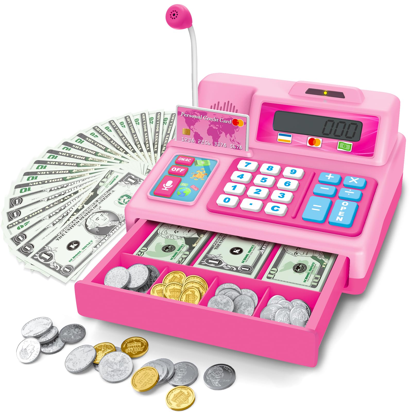 Caja Registradora Baodlon Rosa para Niña - Venta Internacional