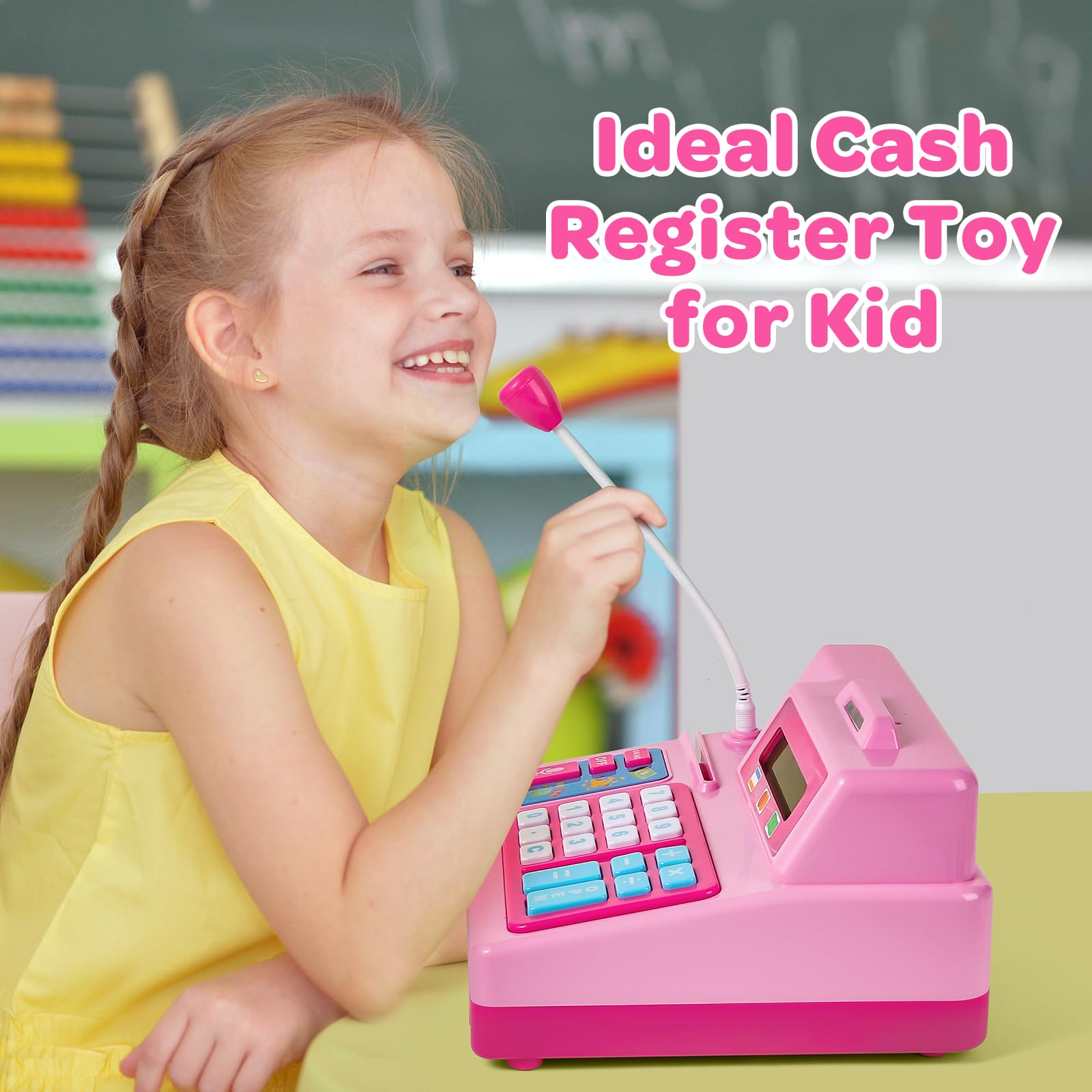 Foto 5 pulgar | Caja Registradora Baodlon Rosa para Niña - Venta Internacional