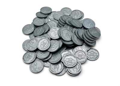Foto 1 | Recursos Creados Por El Profesor Con Dinero Ficticio, Monedas De 5 Centavos - Venta Internacional.