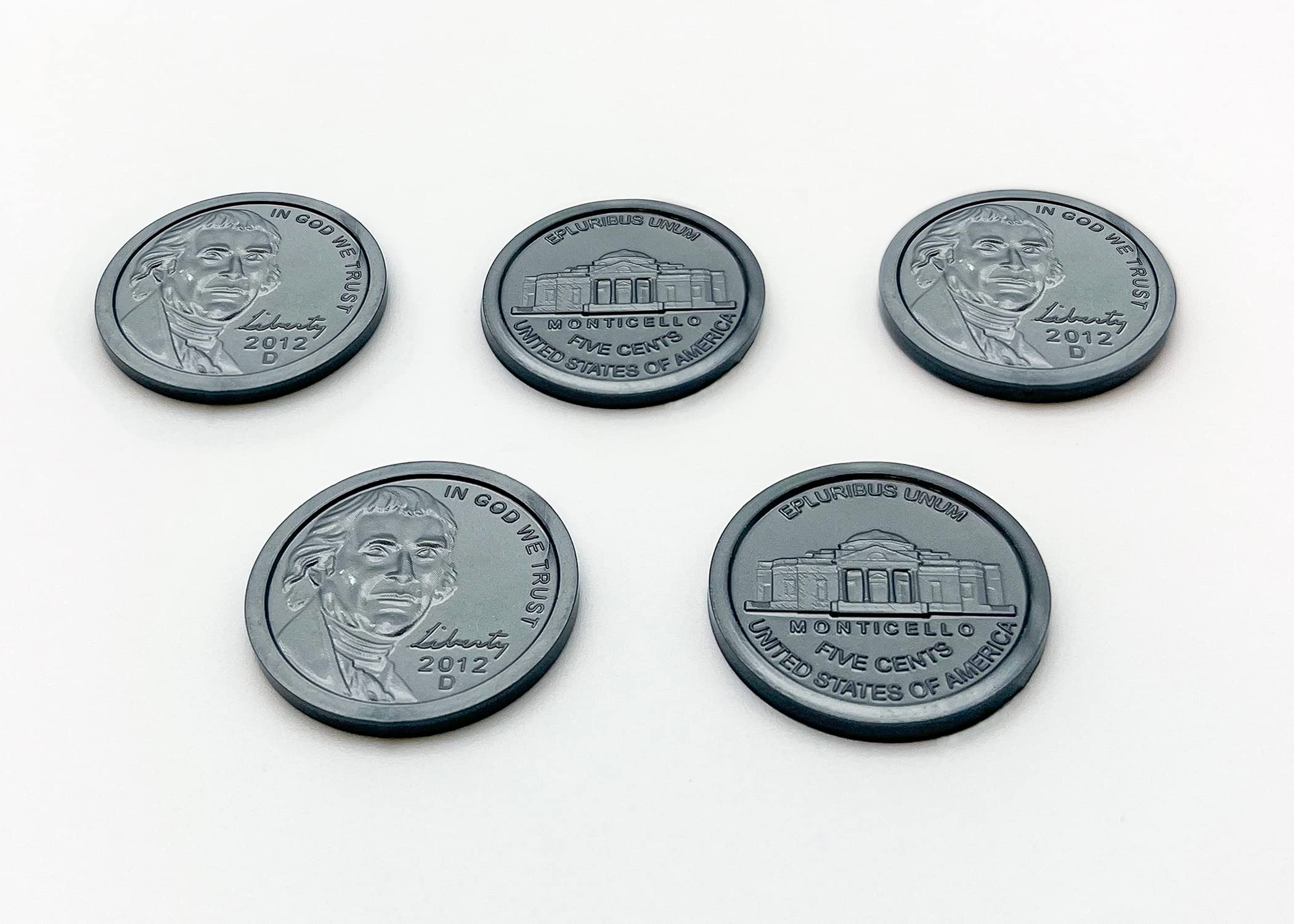 Foto 3 pulgar | Recursos Creados Por El Profesor Con Dinero Ficticio, Monedas De 5 Centavos - Venta Internacional.