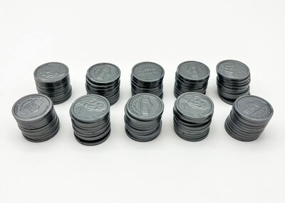 Foto 3 | Recursos Creados Por El Profesor Con Dinero Ficticio, Monedas De 5 Centavos - Venta Internacional.