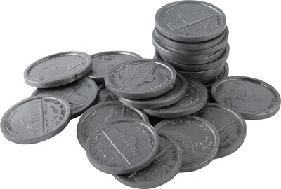 Foto 4 | Recursos Creados Por El Profesor Con Dinero Ficticio, Monedas De 5 Centavos - Venta Internacional.