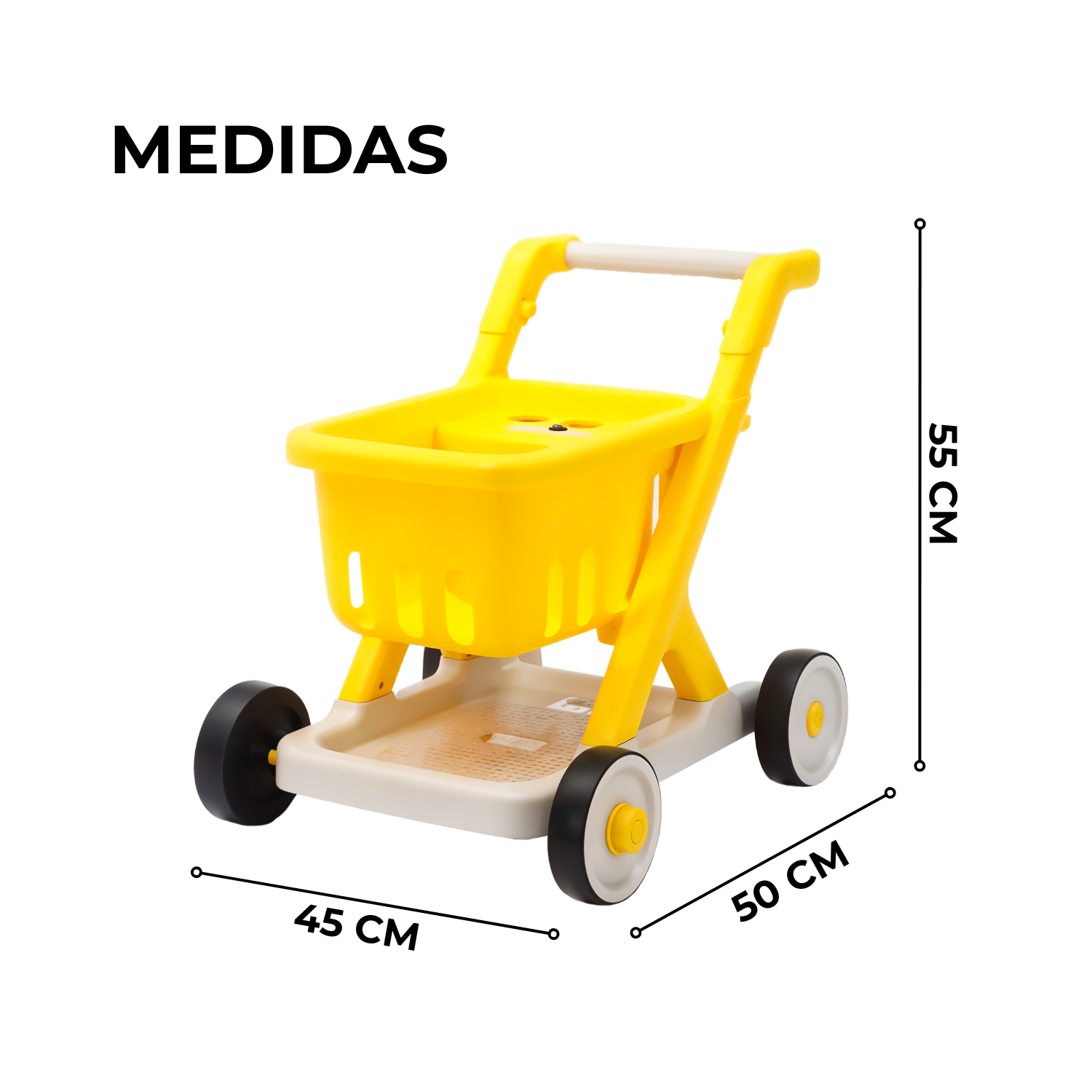 Foto 5 | Carrito Infantil De Supermercados Komfort Con Sonidos