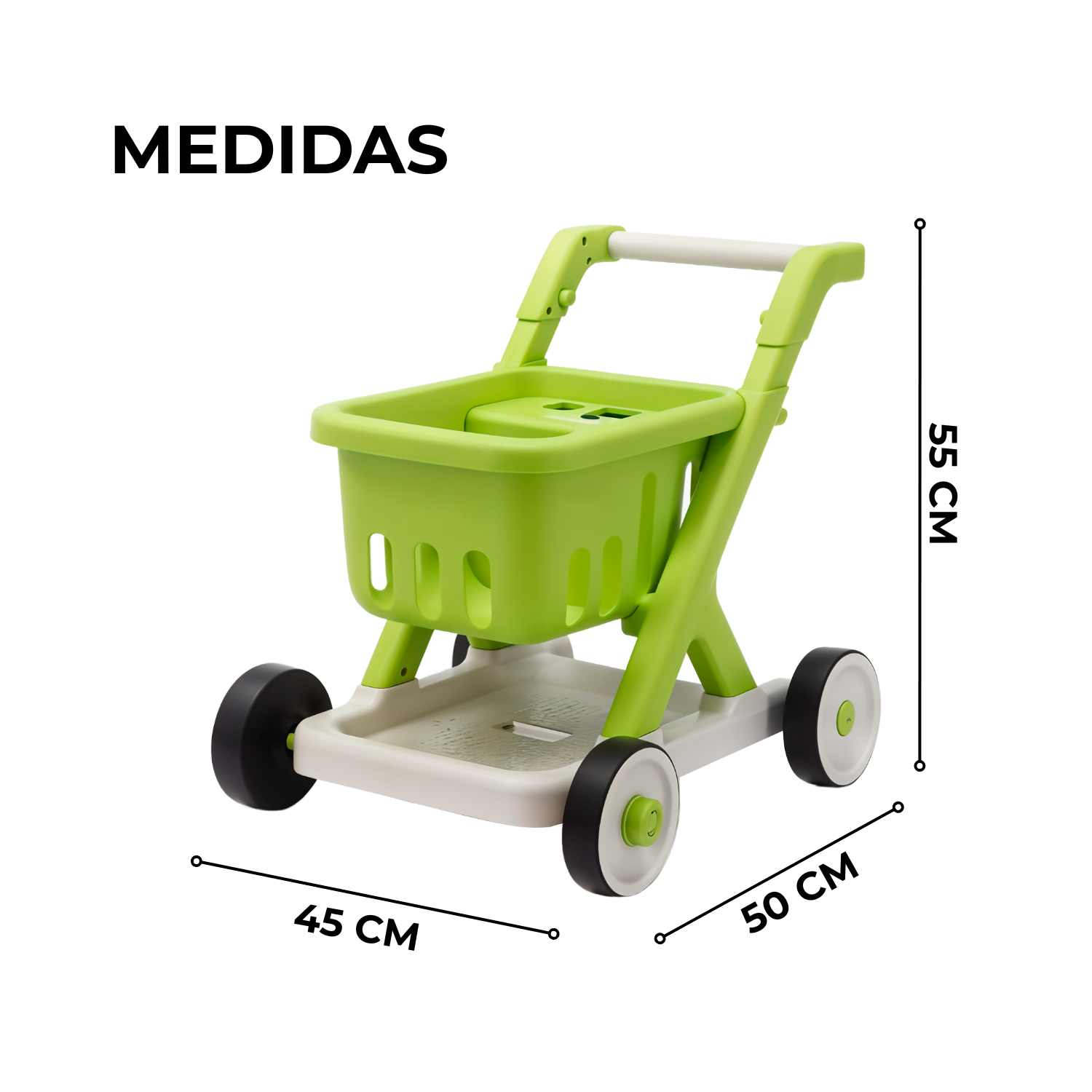Foto 6 pulgar | Carrito Infantil De Supermercados Komfort Con Sonidos