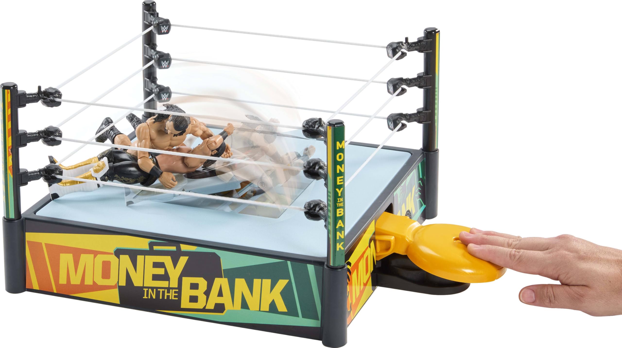 Foto 6 pulgar | Anillo Playset Mattel Wwe Money In The Bank Con Accesorios - Venta Internacional.