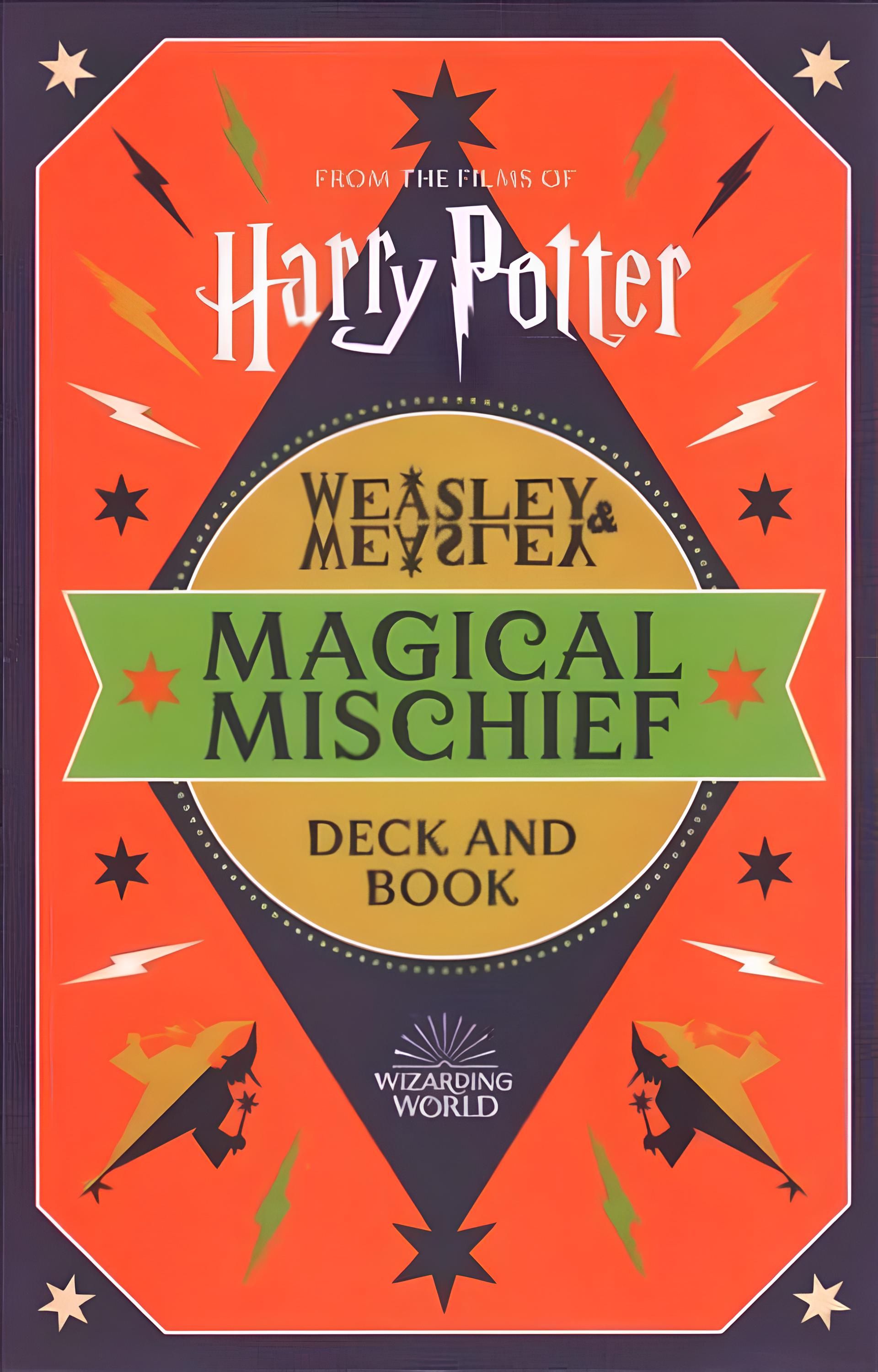 Foto 3 pulgar | Harry Potter Weasley & Weasley Magical Mischief Deck And Book