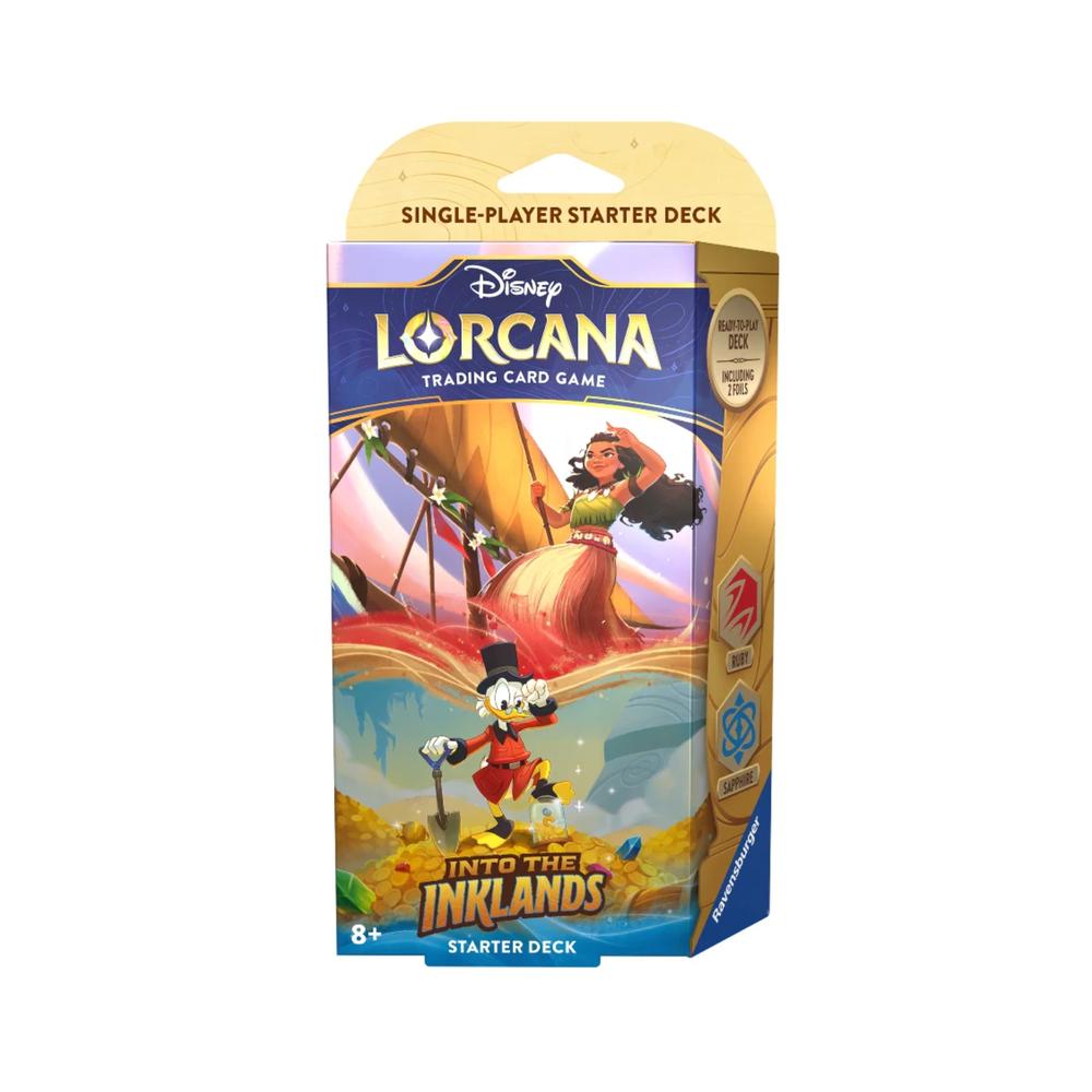 Foto 1 | Cartas Ravensburger Disney Lorcana: Into The Inklands Starter Deck Ruby & Sapphire
