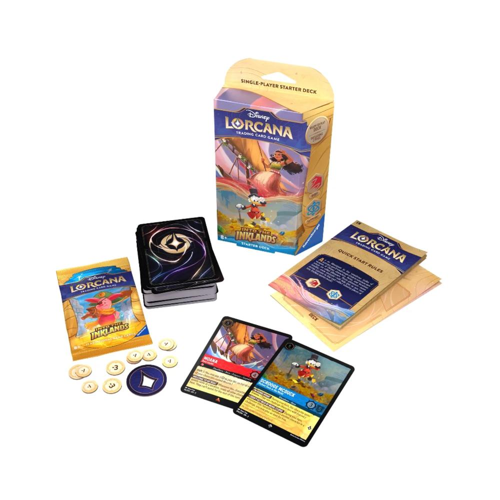 Foto 3 pulgar | Cartas Ravensburger Disney Lorcana: Into The Inklands Starter Deck Ruby & Sapphire
