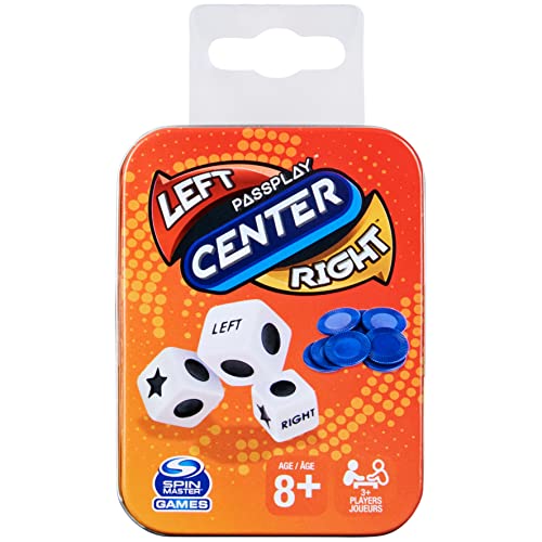 Venta Internacional - Juego De Dados Spin Master 6061968 Left Center Derecha Tin R