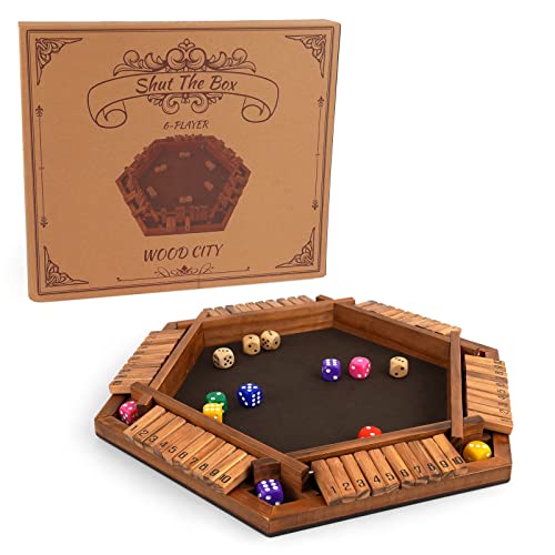 Juego de Mesa Wood City Shut The Box-Venta Internacional