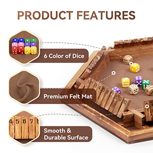 Foto 4 | Juego de Mesa Wood City Shut The Box-Venta Internacional