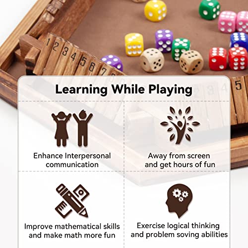 Foto 7 | Juego de Mesa Wood City Shut The Box-Venta Internacional