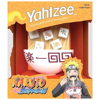 Foto 3 | Juego de Dados Usaopoly Yahtzee Naruto Shippuden con Ramen Bowl - Venta Internacional