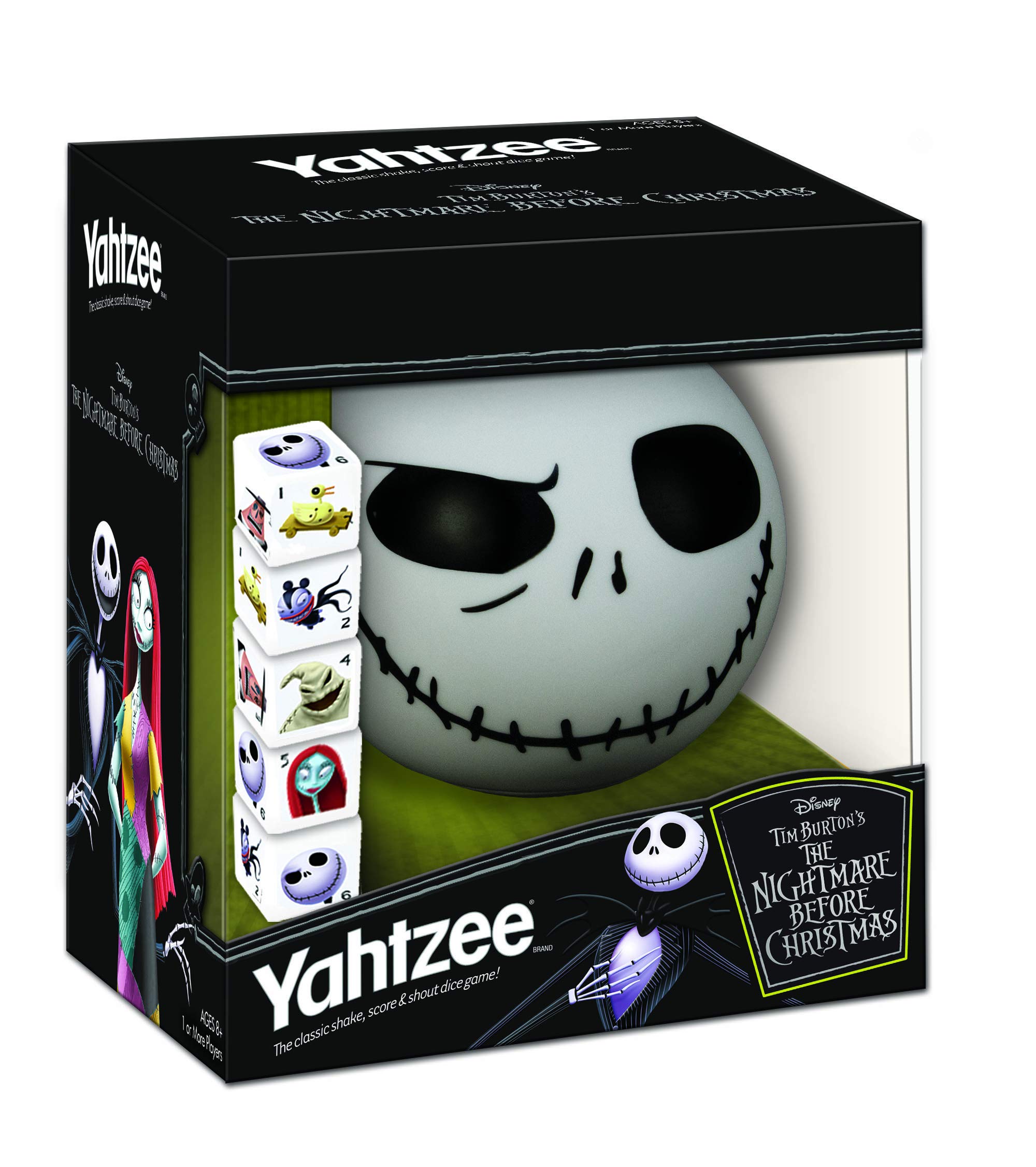 Foto 2 pulgar | Juego De Dados Disney Yahtzee La Pesadilla Antes De Navidad - Venta Internacional