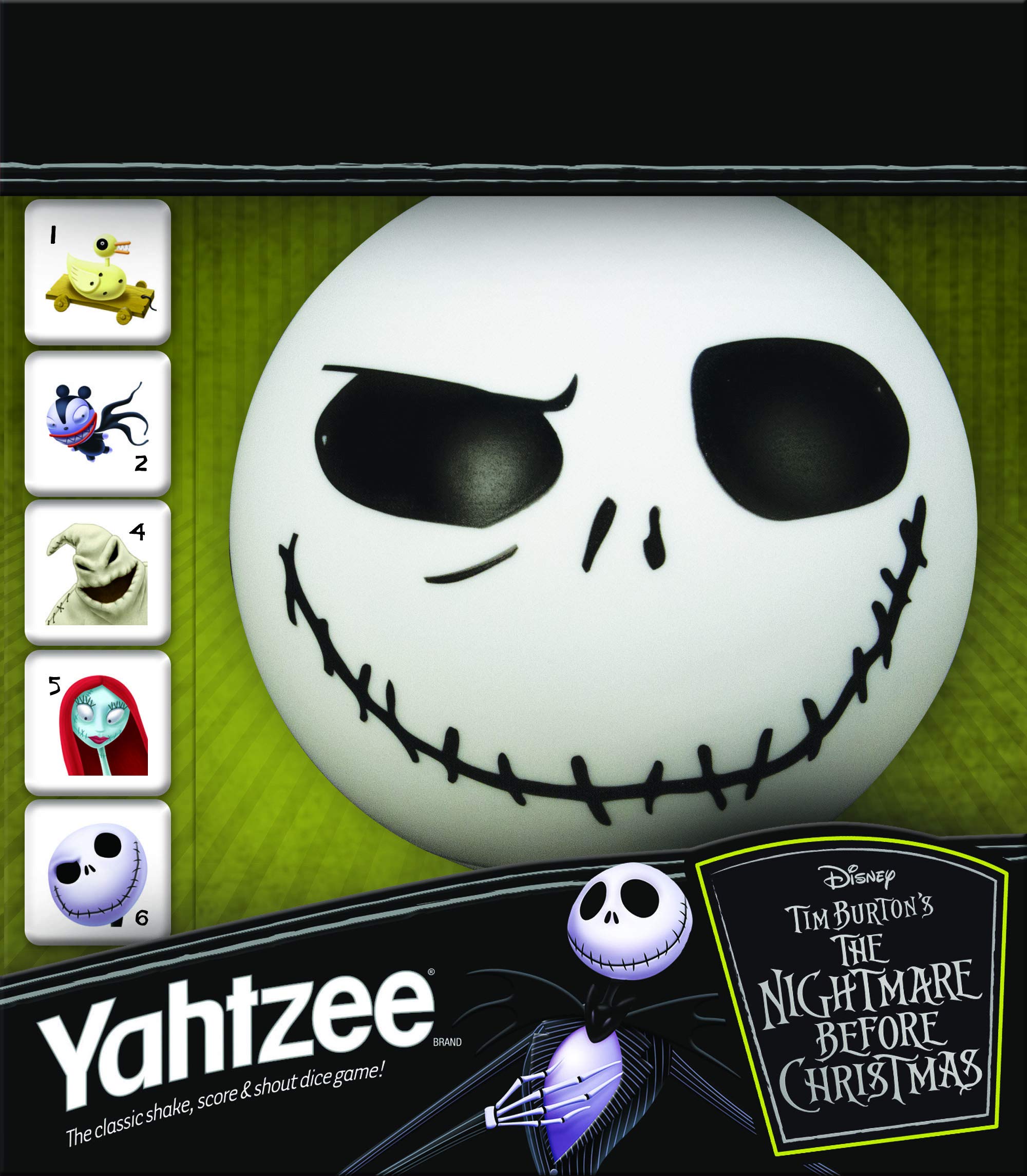 Foto 5 pulgar | Juego De Dados Disney Yahtzee La Pesadilla Antes De Navidad - Venta Internacional