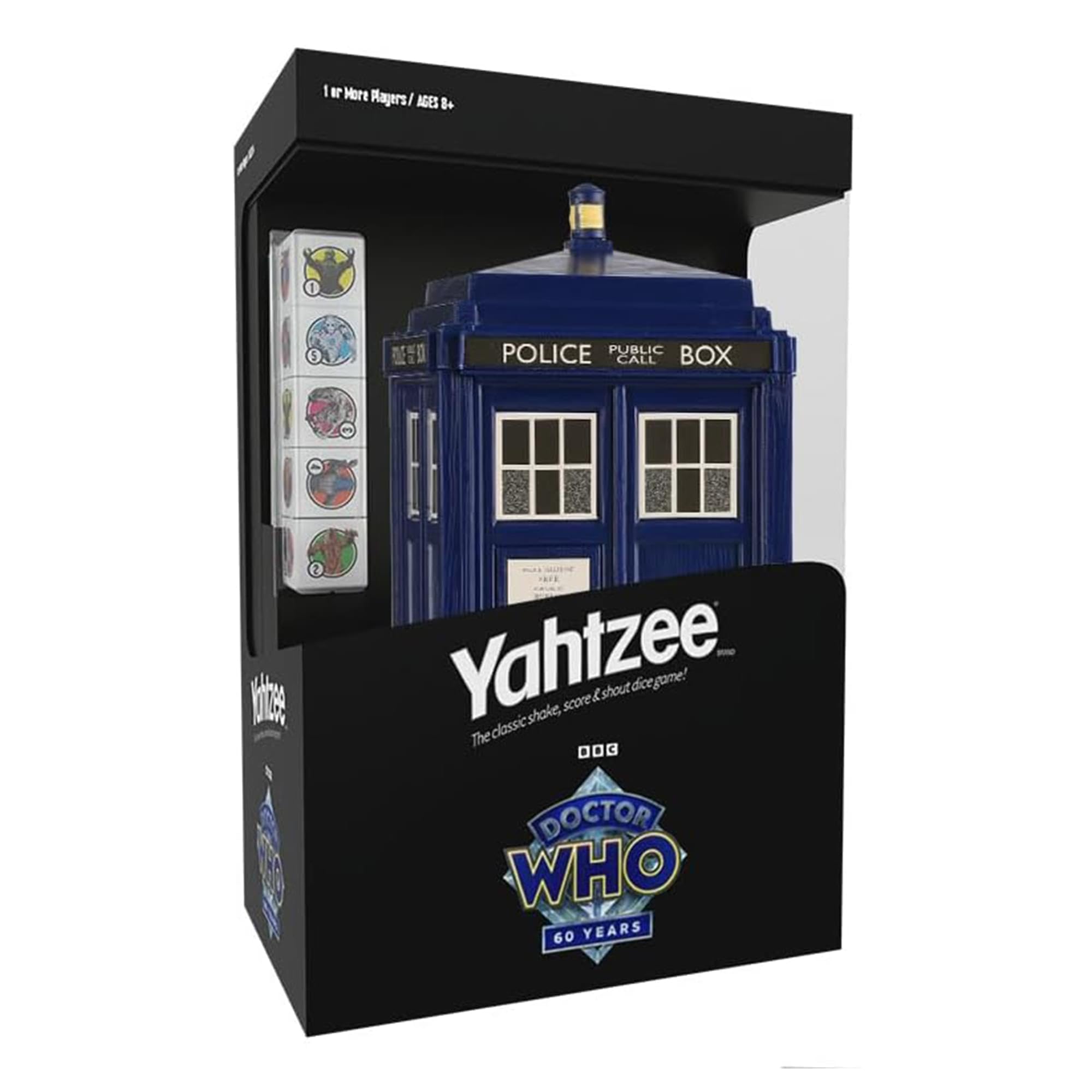 Foto 4 pulgar | Juego de Mesa Yahtzee: Doctor Who Tardis 60th Anniversary - Venta Internacional